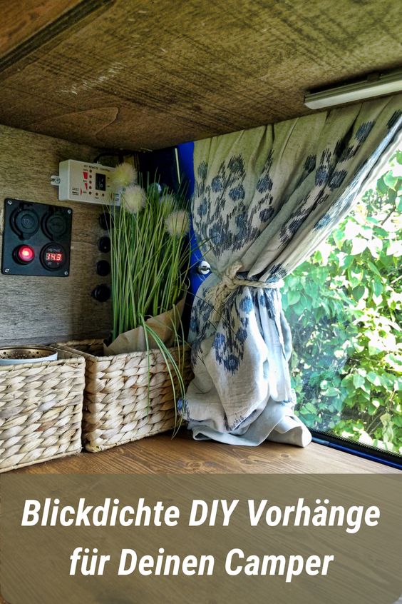 Blickdichte DIY Vorhänge für Deinen Camper - BärenSquad